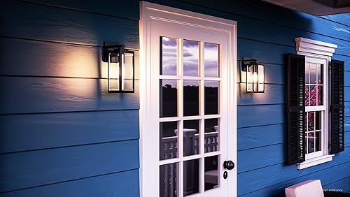 Urban Ambiance Aplique de pared moderno de lujo, tamaño pequeño 14.25 pulgadas de alto x 5.00 pulgadas de ancho, con elementos de estilo industrial,