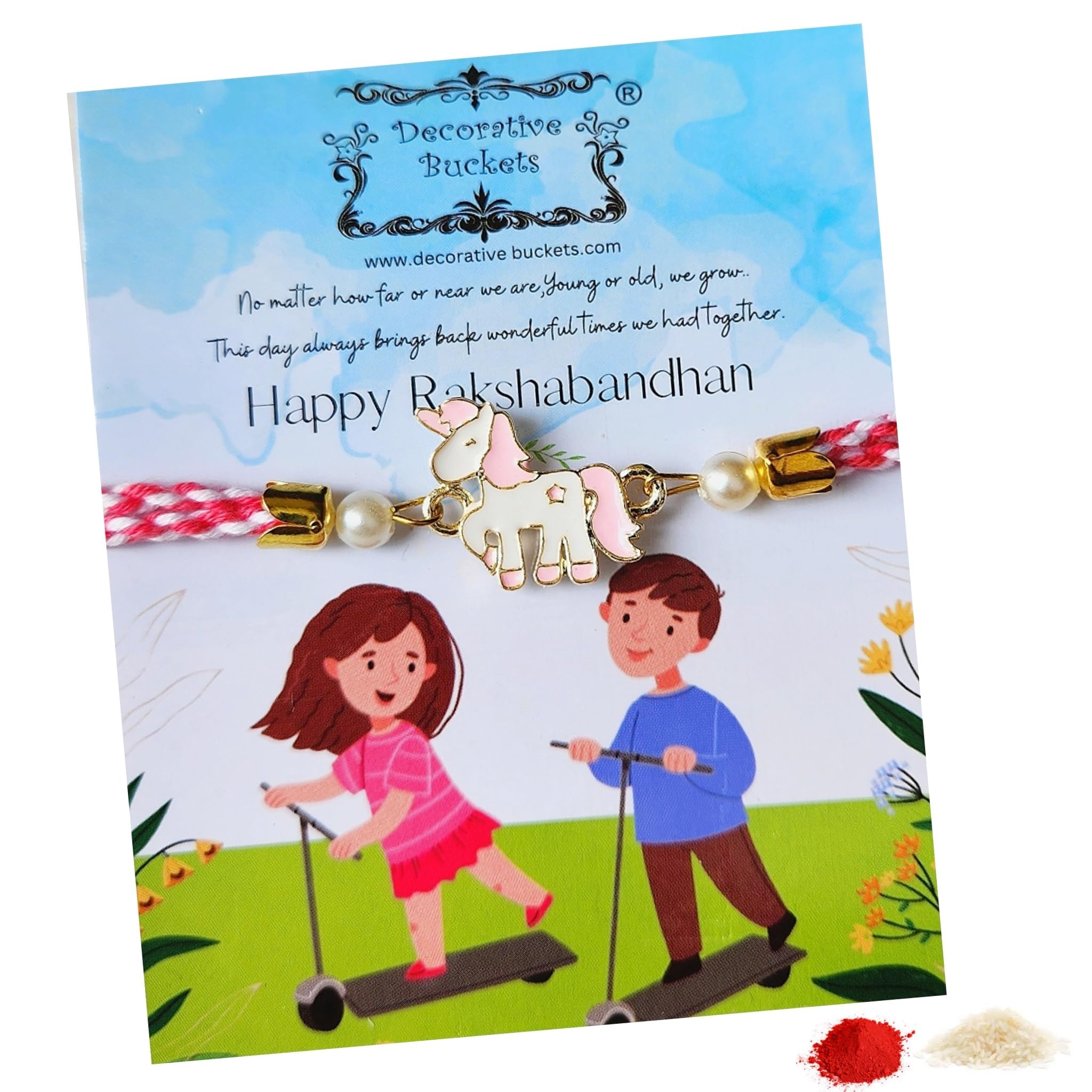 Rakhi for Brother: Rakhis for Kids : Boys Rakhee with Free Roli Chawal &amp; Gift Card: Raksha Bandhan Gifts for Brother : kids Rakhis