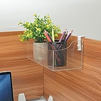 Vista 5 de Estante colgante de acrílico para mesita de noche, organizador de mesita de noche multiusos para cama/litera, estante de pared cúbico, organizador