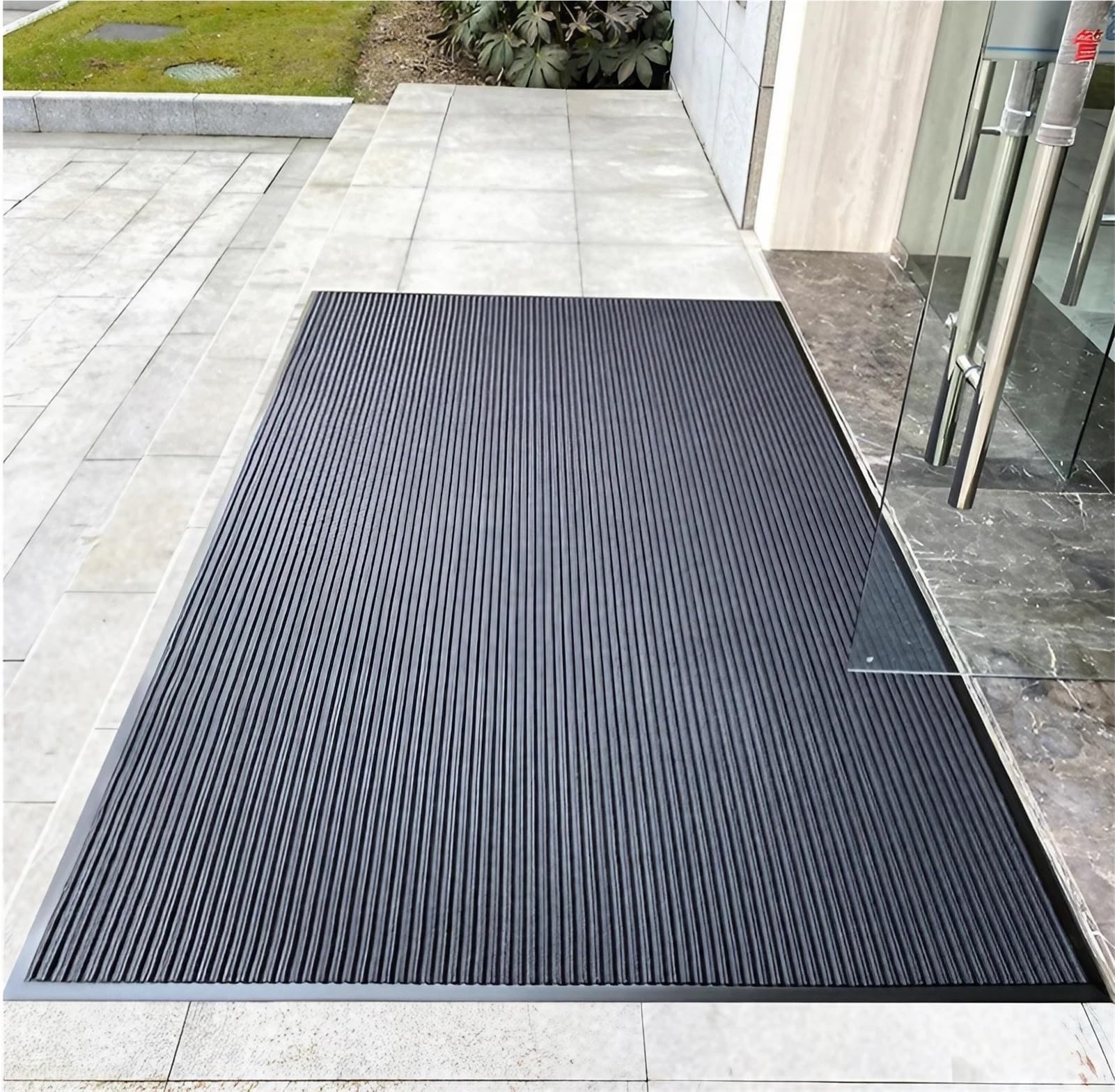 Zerbino Ingresso Interno Impermeabile E Lavabile, Tappeto Cucina Antiscivolo In Gomma Super Assorbente, Stuoia Cattura Sporco Moderna per Entrata, Da Esterno(100 x 120 cm)