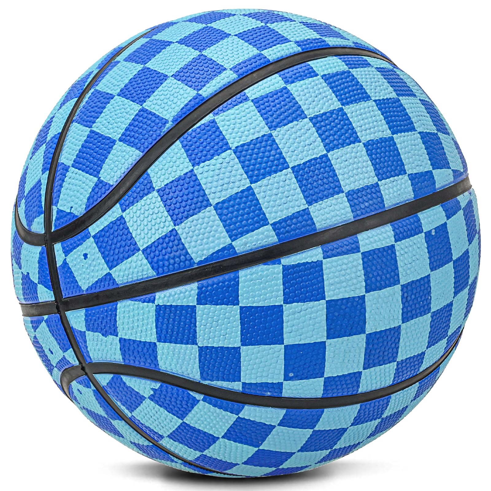 PQKEFO Kids Youth Basketball Size 4 (25.5") Indoor Outdoor Basketball Premium Rubber Basket Balls for Boys Girls Play on Backyard, Park, Beach Pool