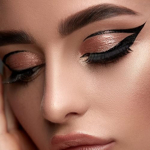 Miniatura 7 de TailaiMei Plantillas Delineador de Ojos, Material de PVC Mate Sombra de Ojos Ahumada Aplicadores Guía Herramienta de Plantilla