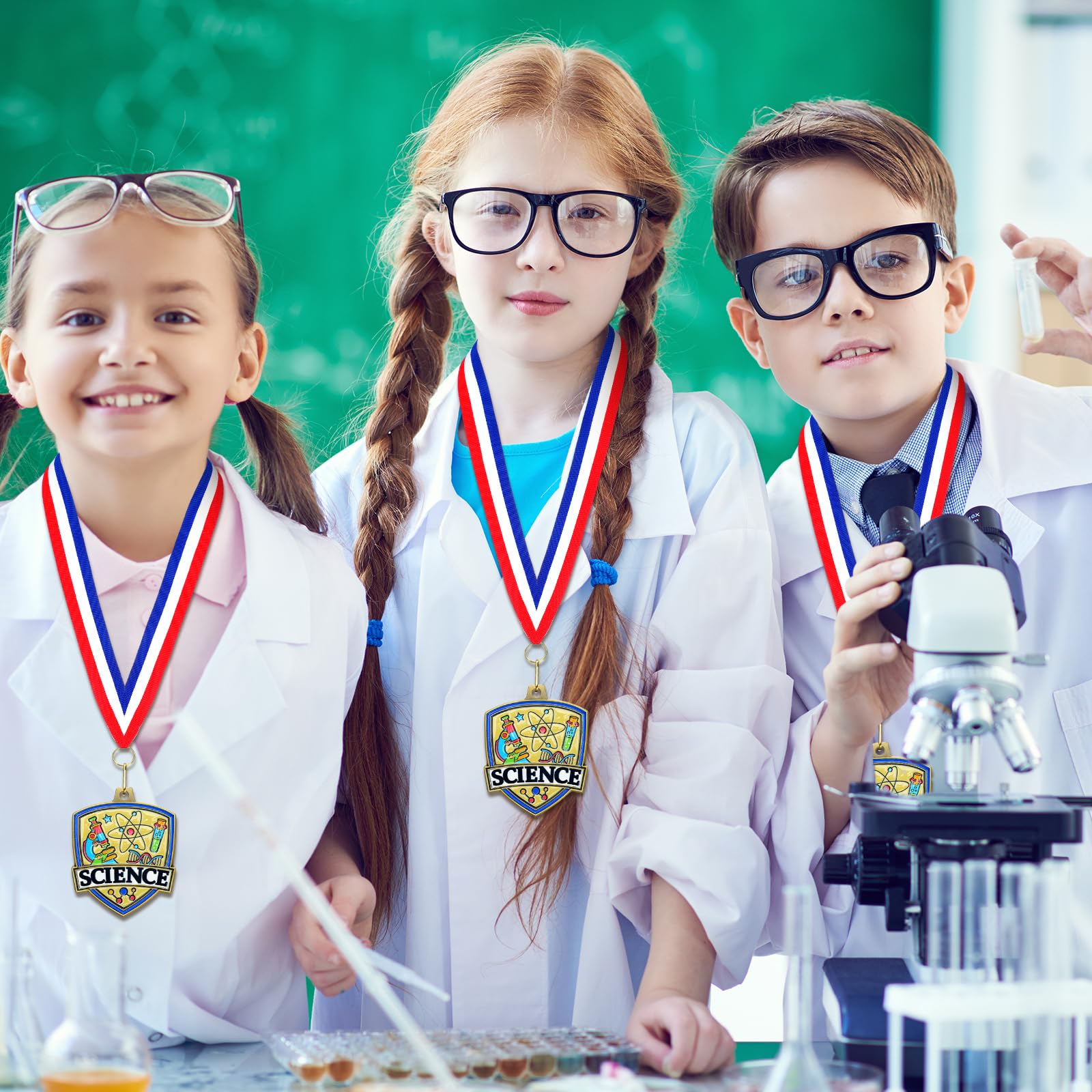 Yaomiao Medallas de premio de 2.4 pulgadas a granel coloridas medallas ganadoras con cintas para el cuello, forma de escudo de metal, premio de trofeo de metal, regalo para niños y adultos, torneos