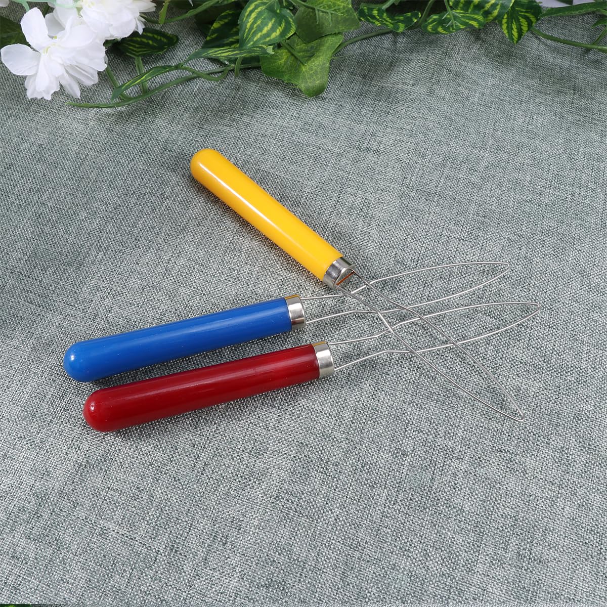 Dispositif D'Assistance Boutonnage 3 Pièces En Acier Inoxydable Avec Poignée En Bois Confortable - Aide Pratique Pour Boutons De Chemise Et Manteau Portable Pour Usage Quotidien