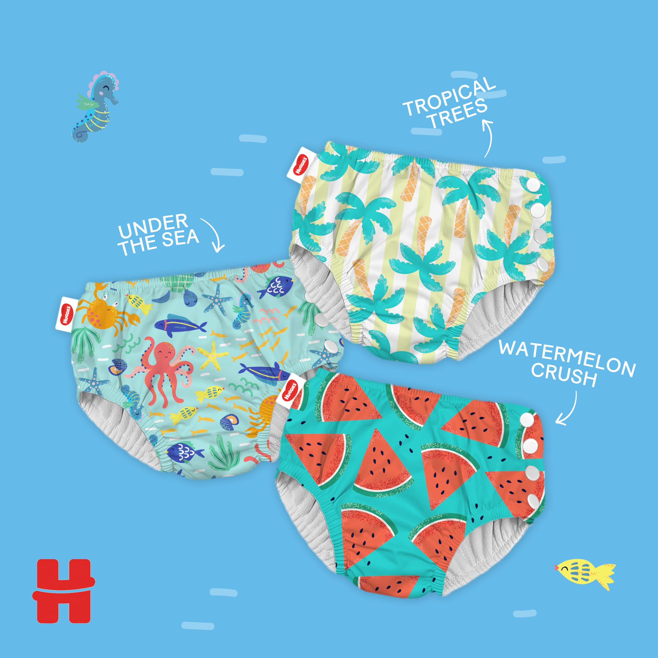 Huggies Little Swimmers, taille 2-3 (3-8kg)