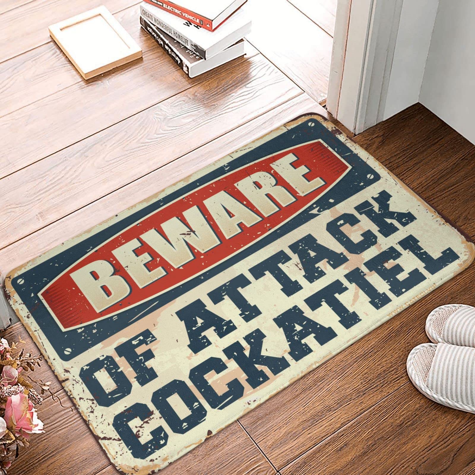 Tapis de calopsitte Garagedecor 65 x 90 cm paillasson de garage original