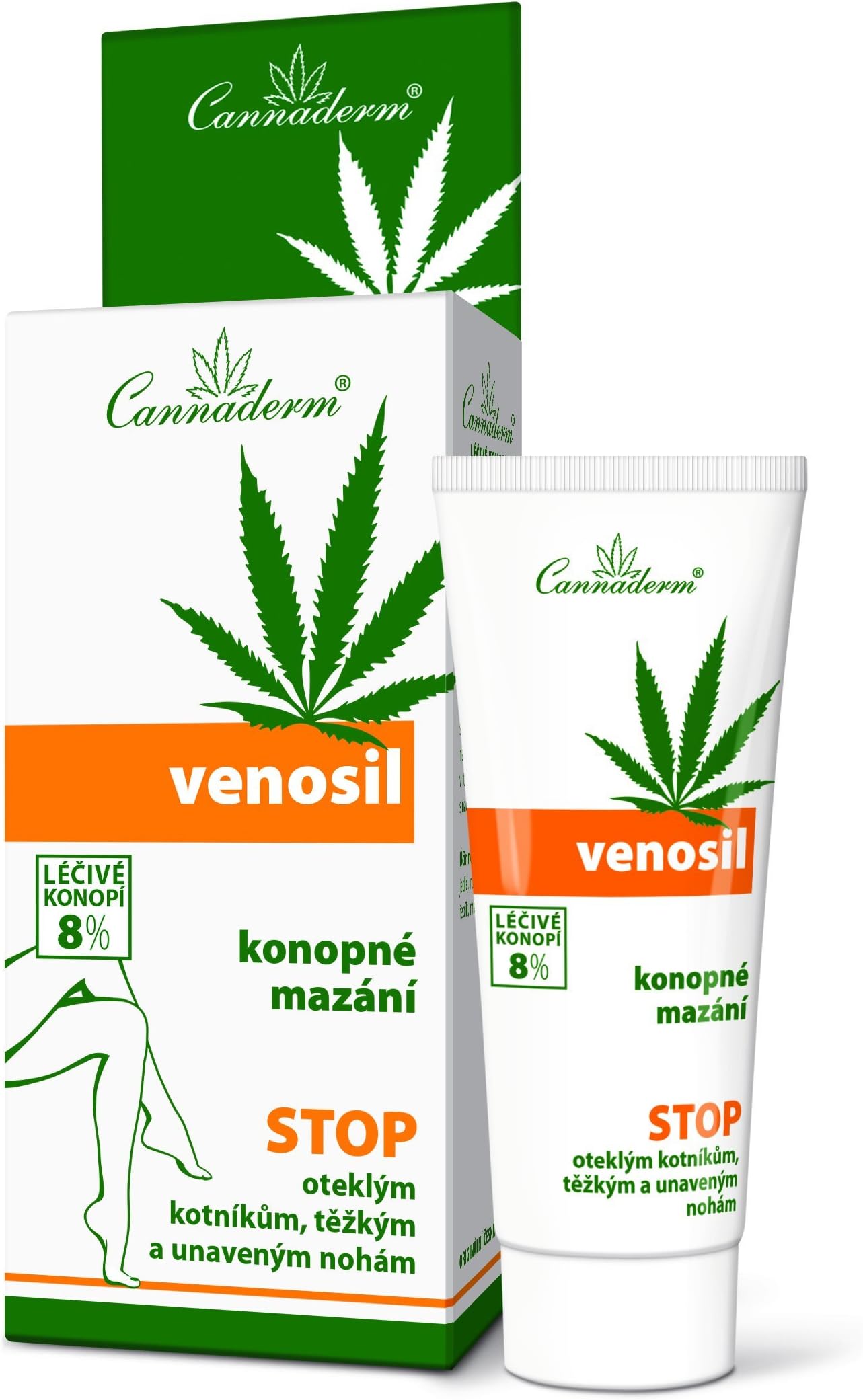 Herbal Varicose Veins Gel by Cannaderm for Women, All Adults