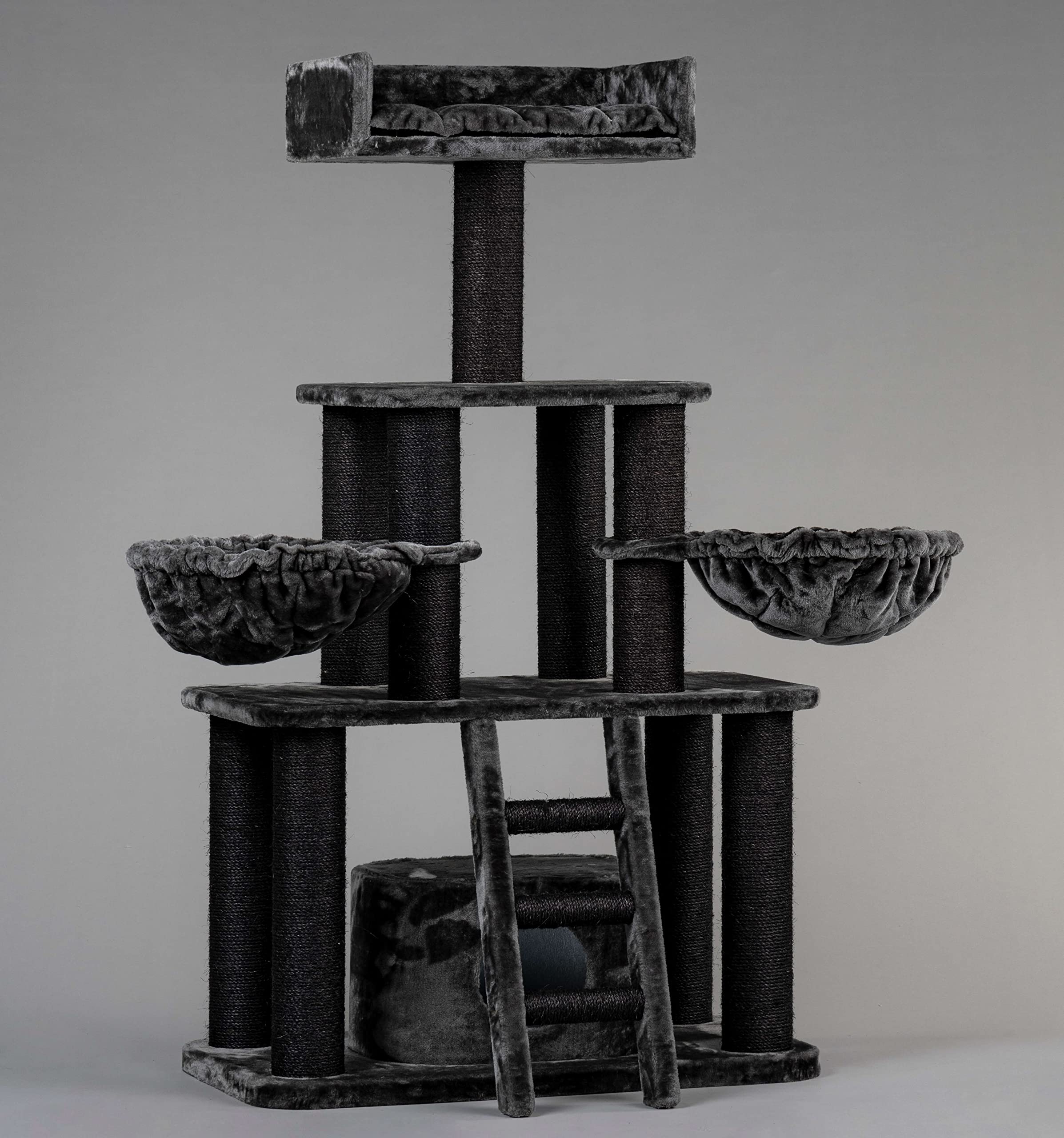 Buy Cat tree for large cats Black Panther Dark Grey Sale XXL extra big