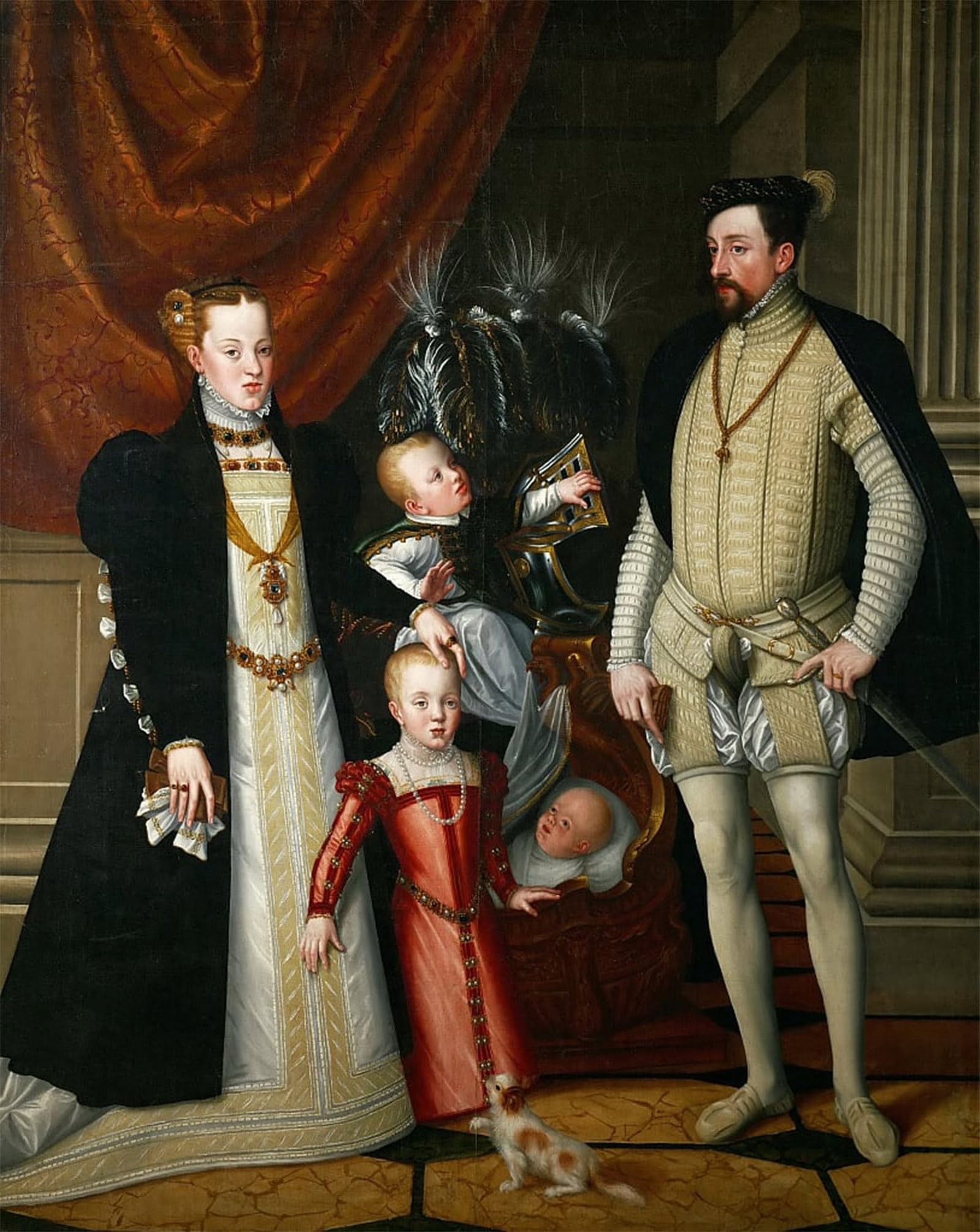 SERENDIPITP Aesthetic Poster Photo Wall Print Retro Picture Holy Roman Emperor Maximilian Ii of Austria and His Wife Infanta by Giuseppe Arcimboldo Modern Wall Artwork for Home Decor 60x90cm