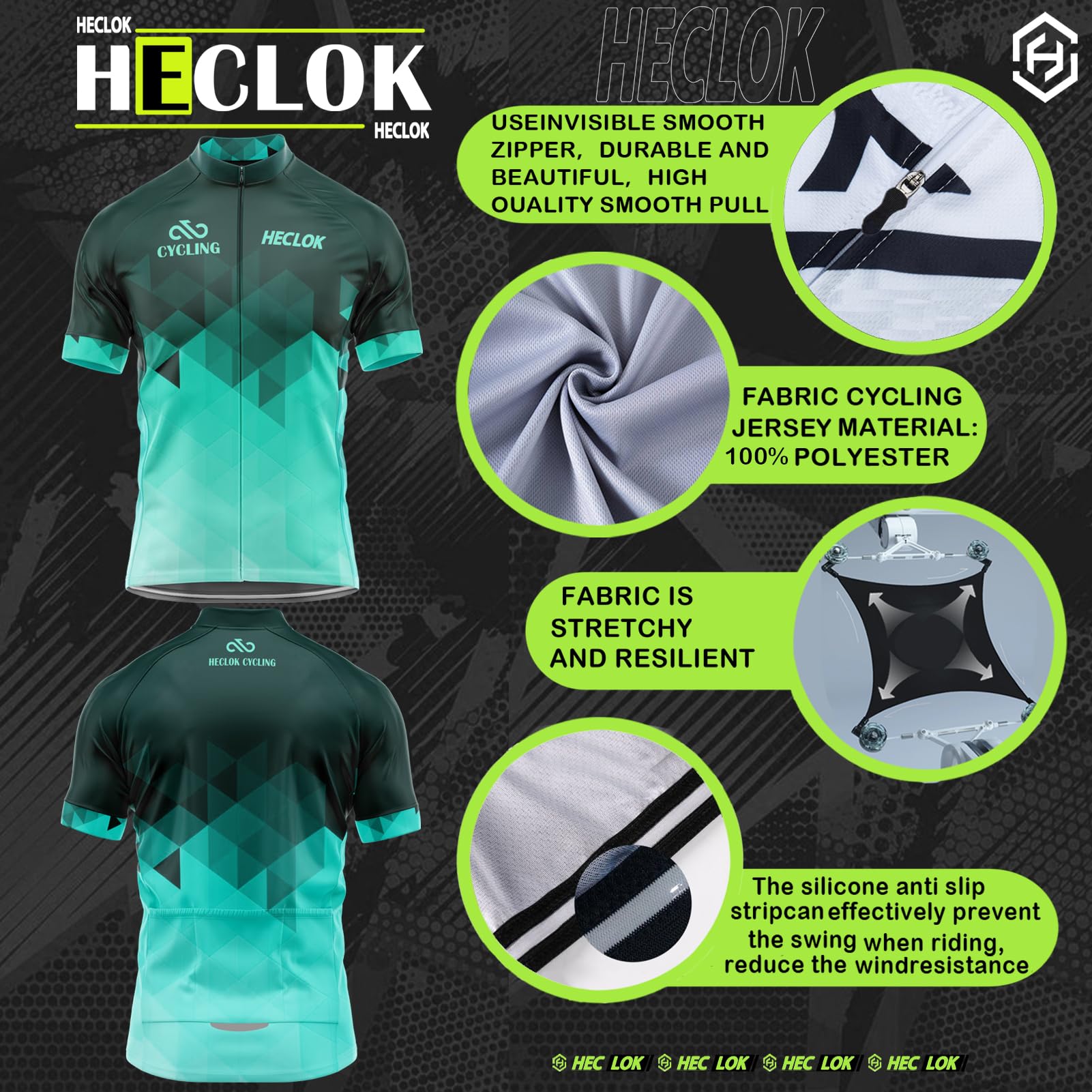 Traje Ciclismo Hombre, Ropa Ciclismo Hombre Culote Bicicleta Hombre Equipacion Ciclismo Jersey + Pantalones Cortos y Babero MTB TranspirableAcolchado para Ciclismo＋Guantes y Gafas