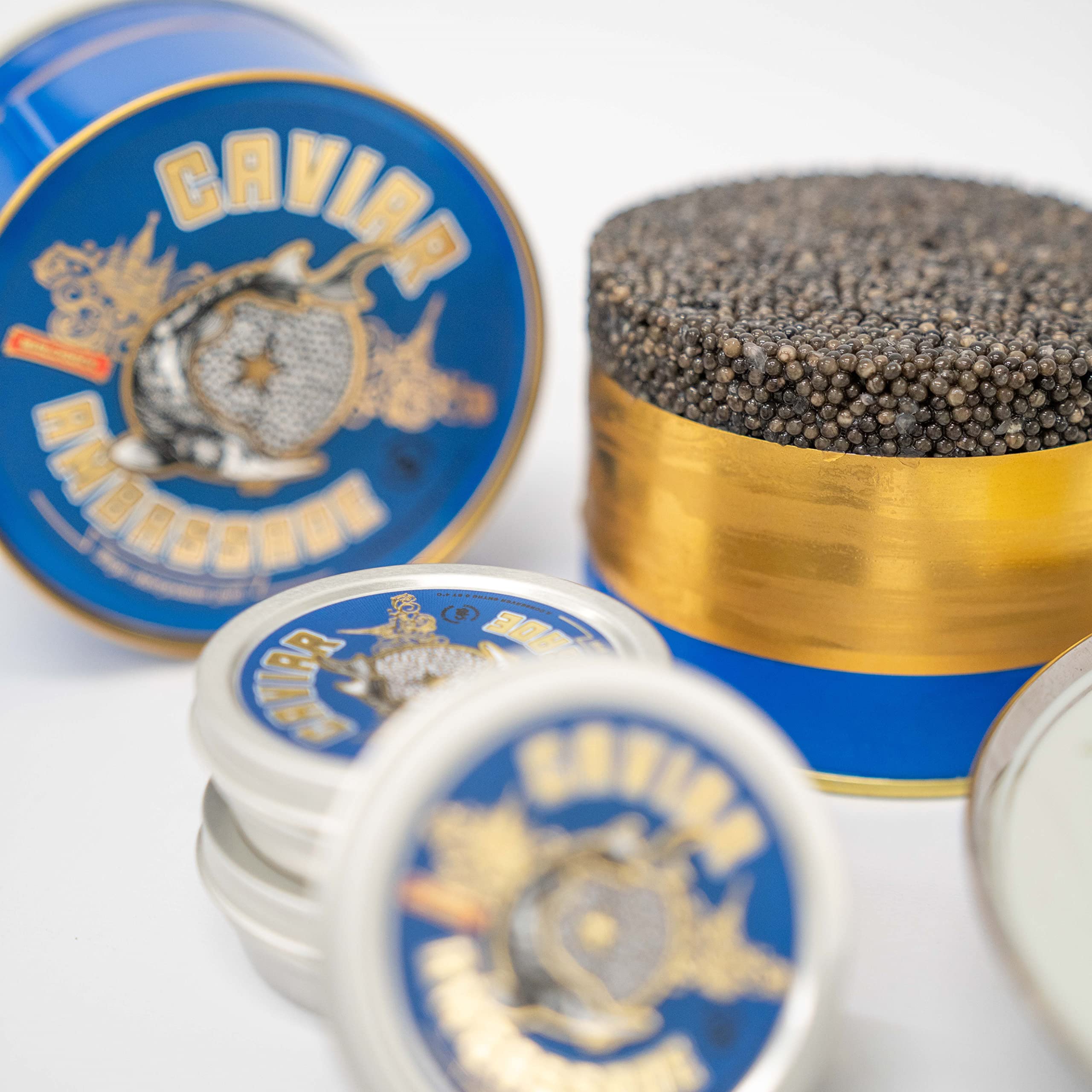 Caviar Baeri Francés 500g - Origen Francia - Acipenser Baerii - Entrega Refrigerada - CAVIAR AMBASSADE