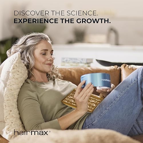 Miniatura 10 de Hairmax Correa láser para crecimiento del cabello aprobado por FDA LaserBand 82 ComfortFlex cobertura completa o parcial del cuero cabelludo
