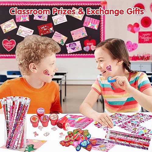 Miniatura 3 de 268 tarjetas del día de San Valentín para niños, escuela, regalos del día de San Valentín para niños, clase de aula, bolsas de regalo de San