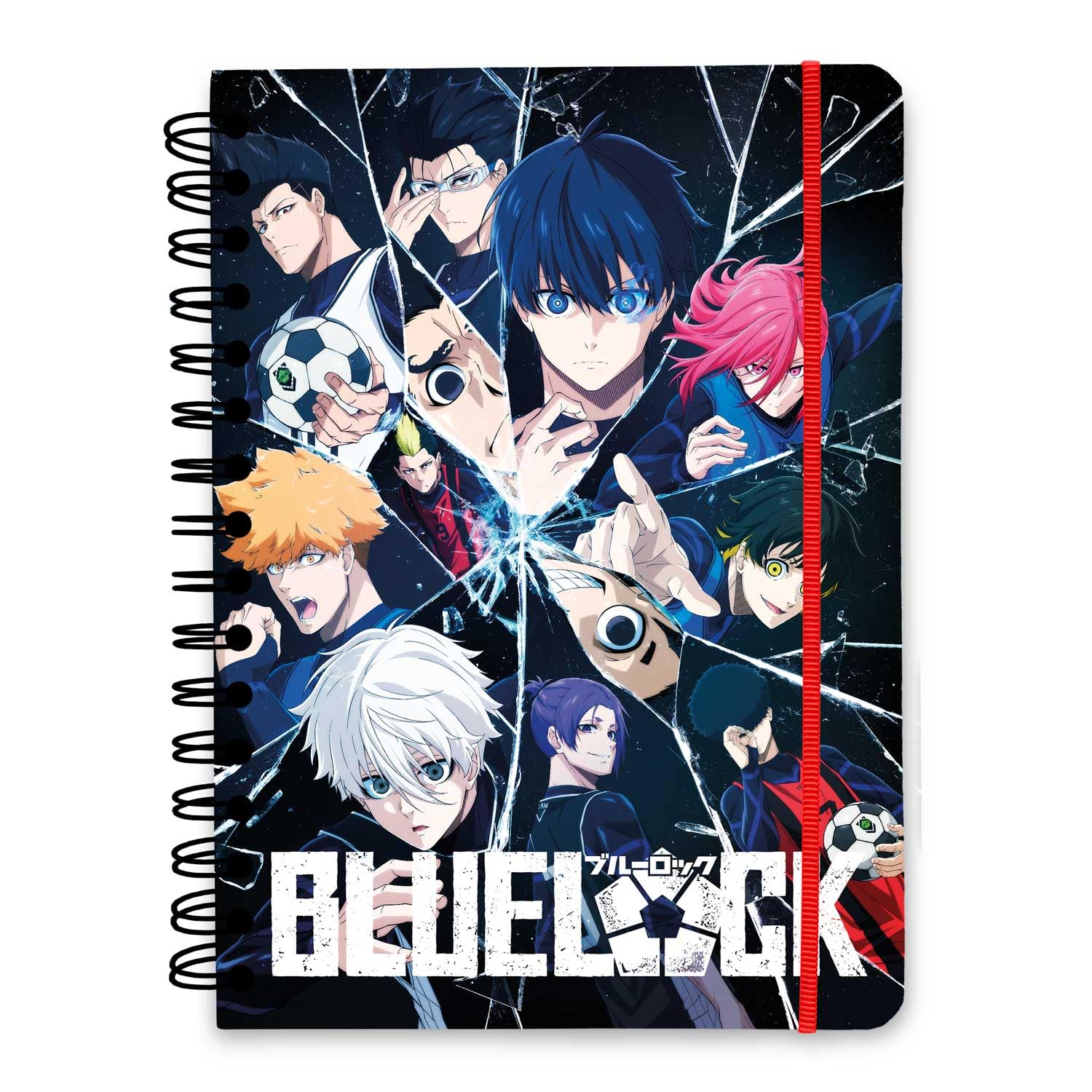Grupo Erik A5 Notebook Hardback - Blue Lock Manga Stationery Supplies | Bullet Journal, Dotted Notebook A5 Sketchbook | Stationery Gifts Under 10 Pounds, Manga Gifts