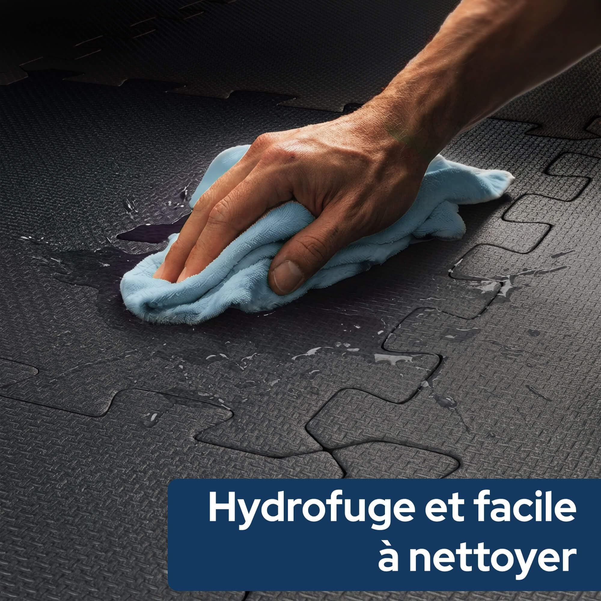 AREBOS Tapis de Protection Rond Ø 200 cm pour Piscine et Spa | Tapis Puzzle Isolant et antidérapant | Protection pour extérieur & Whirlpool Gonflable