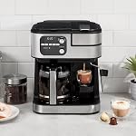 Cuisinart Barista Bar 4-In-1 Coffee Maker Machine, 12-Cup Carafe and Single-Serve Brewer, Black,(SS-4N1C)