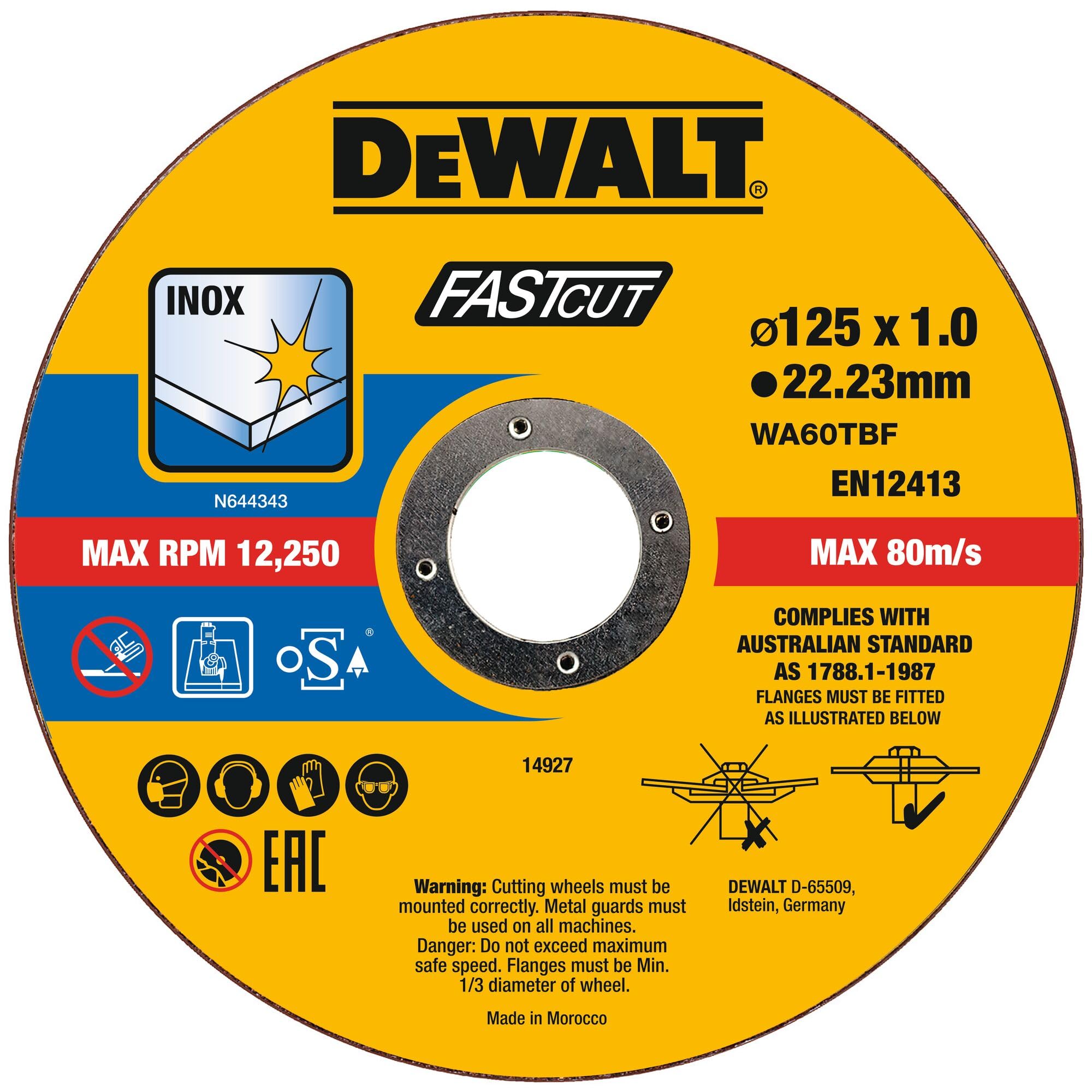 Dewalt Boite de 100 disques abrasifs