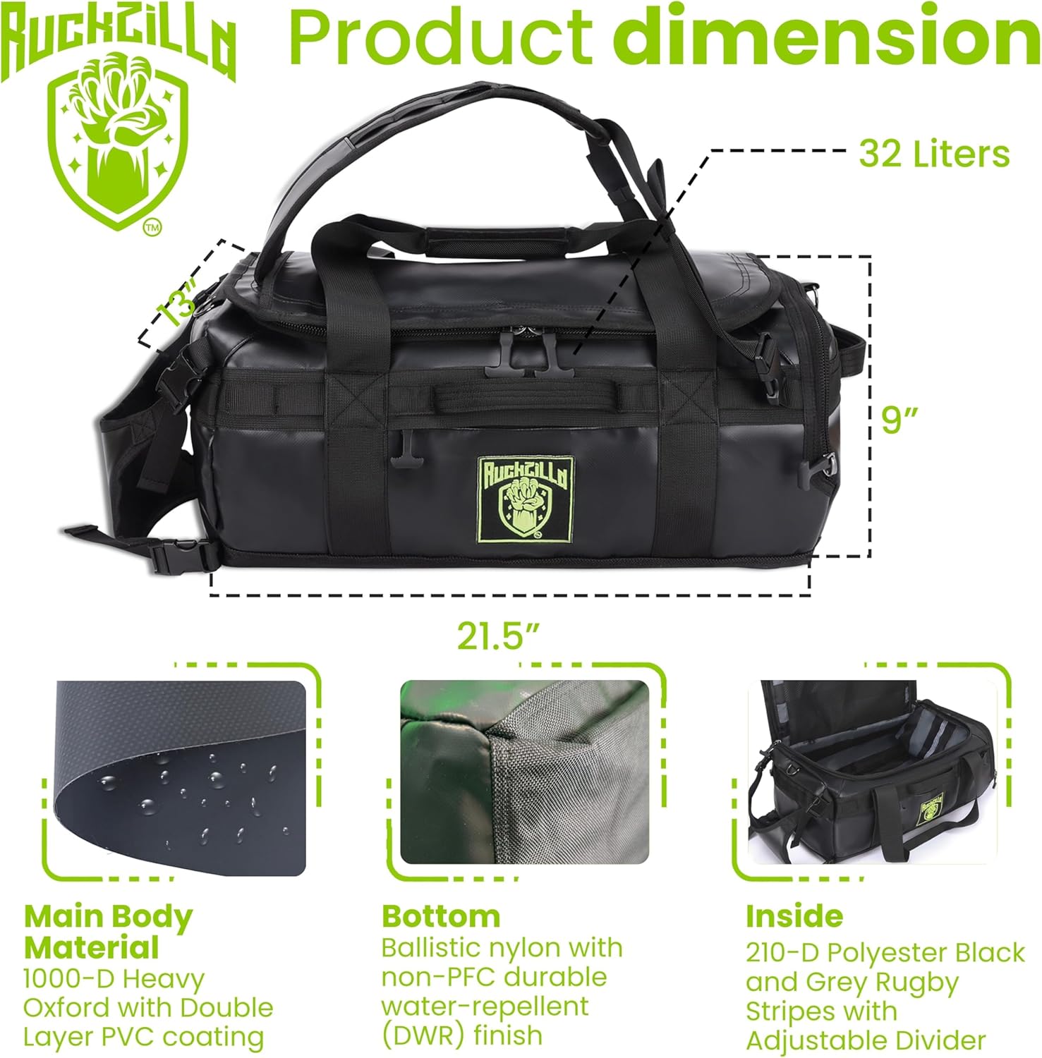 BLK JP ツーリング バッグ キャリーバッグ ラグビー 遠征 旅行 合宿