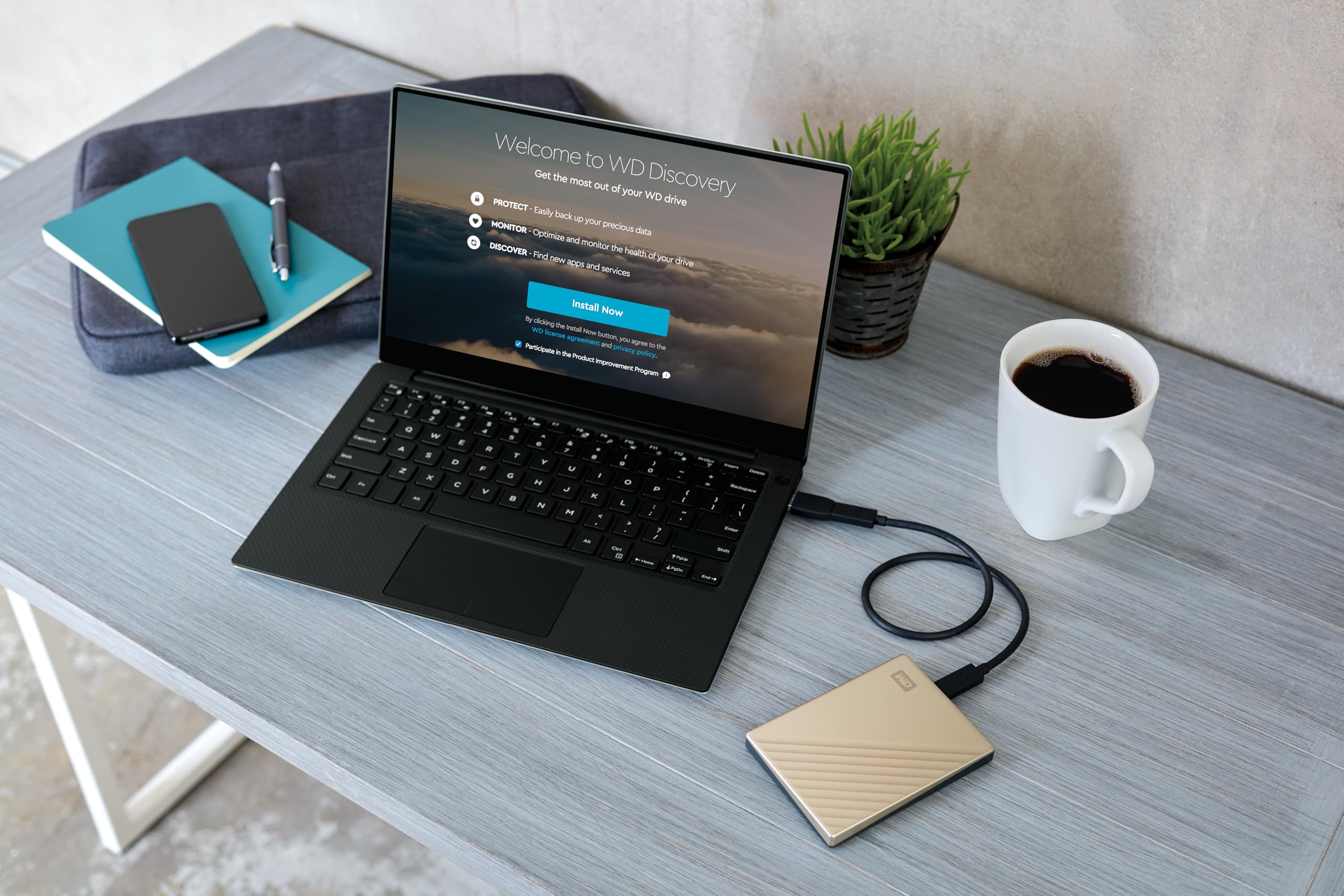 WD Western Digital 2TB My Passport Ultra Portable Hard Disk Metal