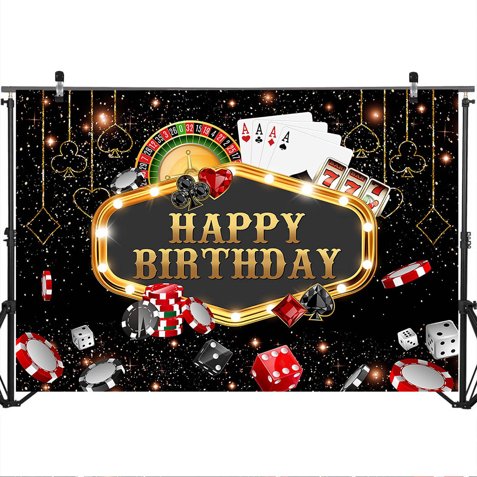 Casino Backdrop Party Decorations For Sale - View #6