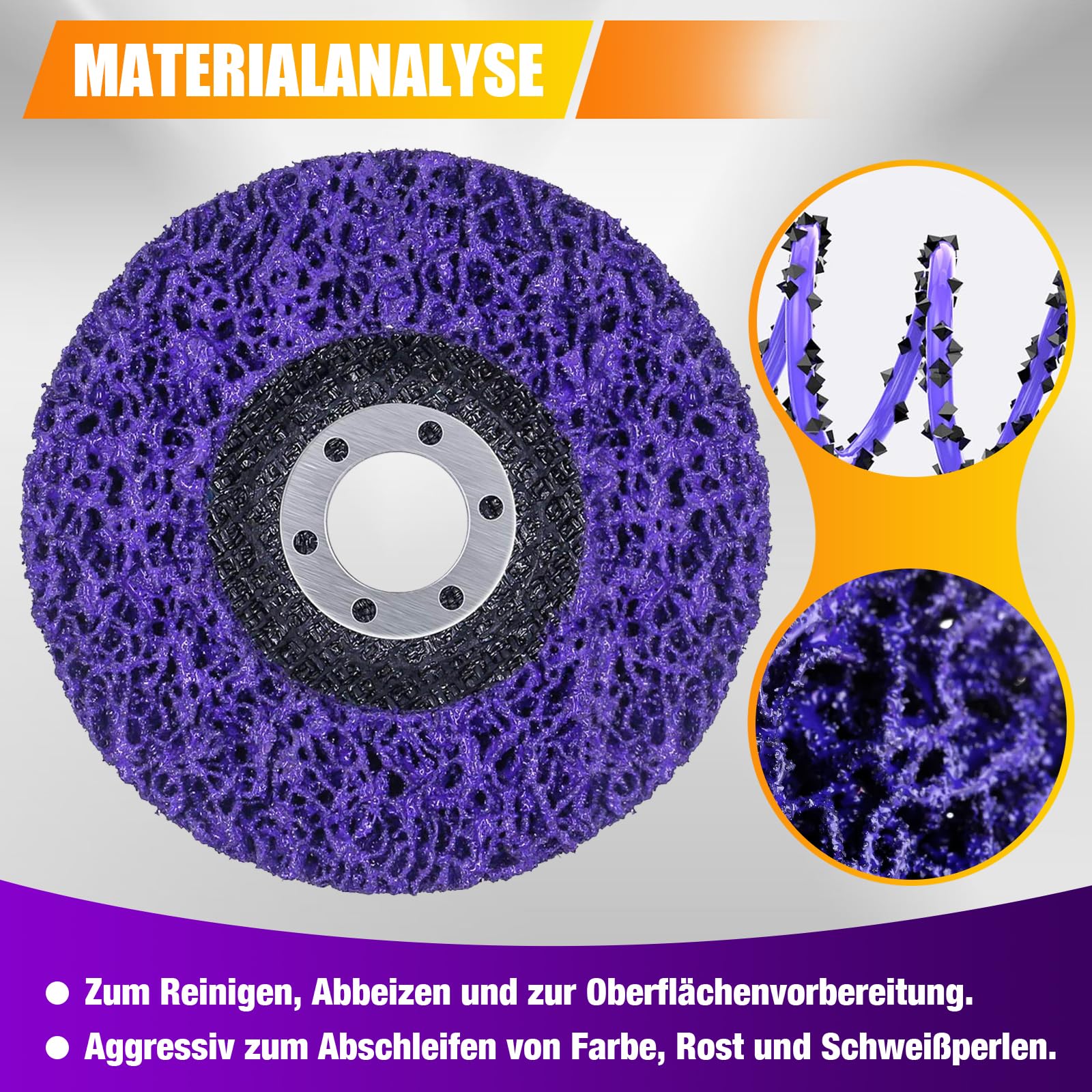 5-50x Rostio CSD Scheibe CBS Grob Reinigungsscheibe Produktbild-Vorschau 7