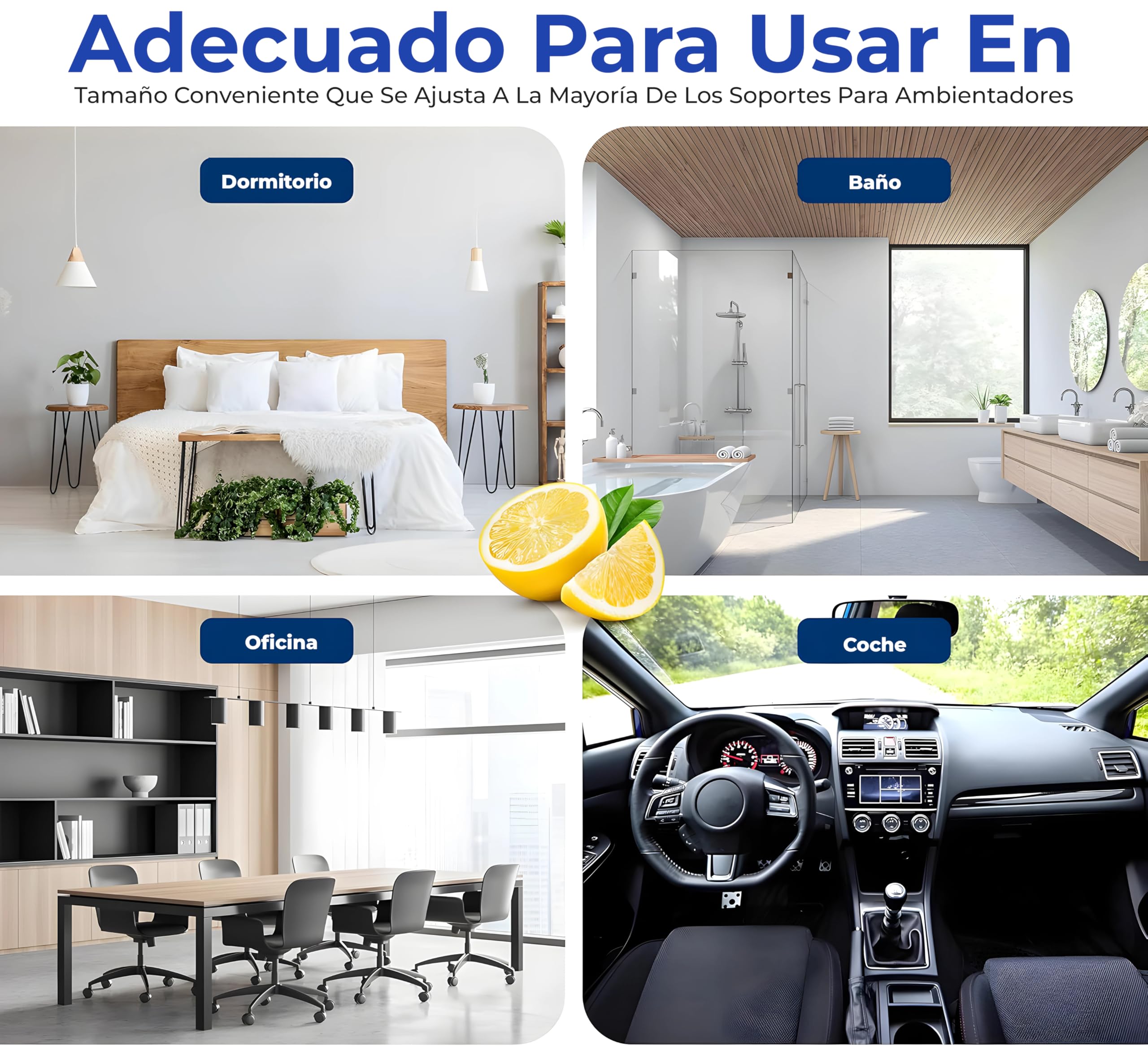 SereneLife discos aromaticos, Perfumados, 15 piezas con fragancia a limon para el calentador de toallas