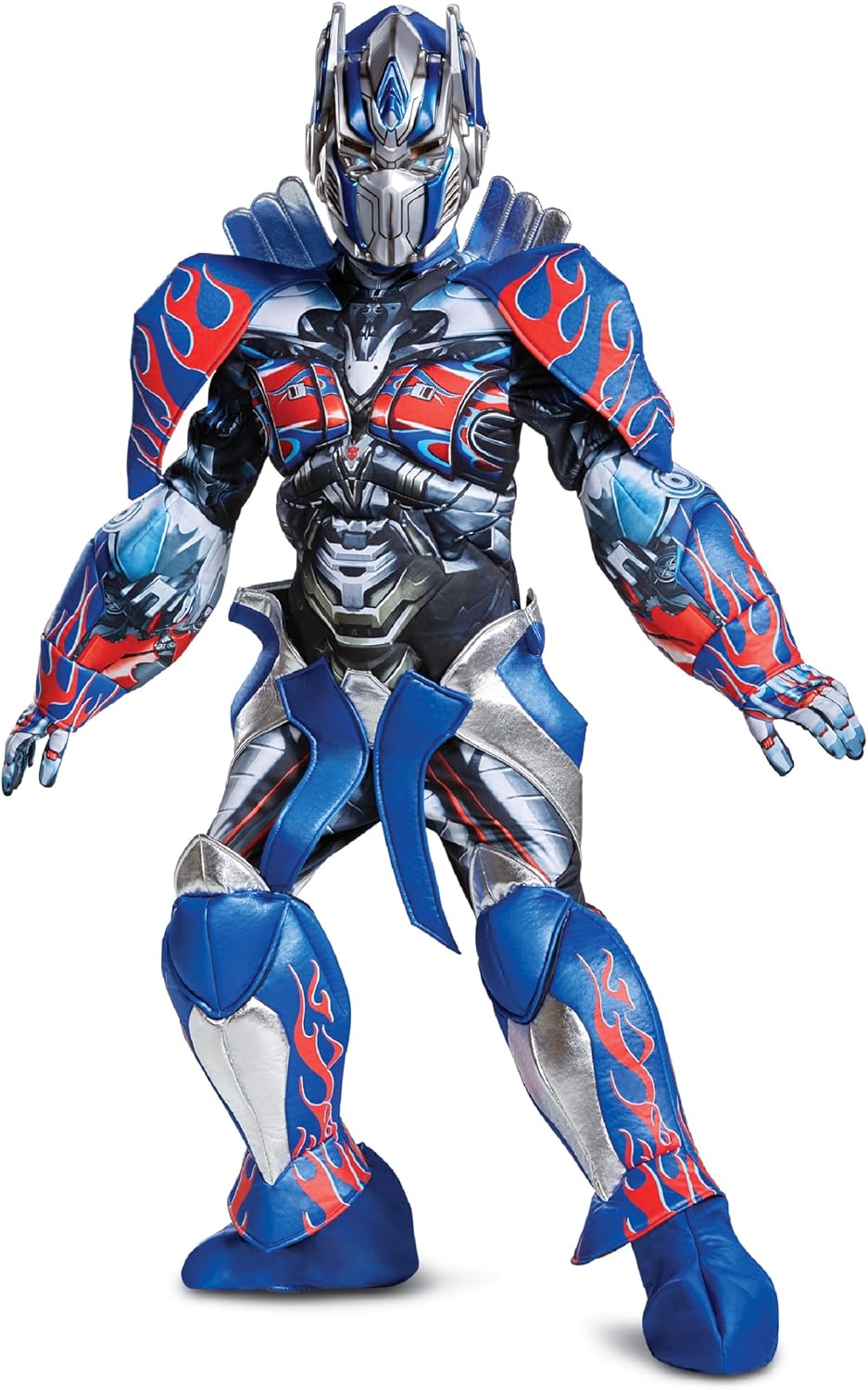 Disguise Kid's Transformers Optimus Prime Prestige Costume | Child Transformers Cosplay Halloween Costume for Boys Medium (7-8)