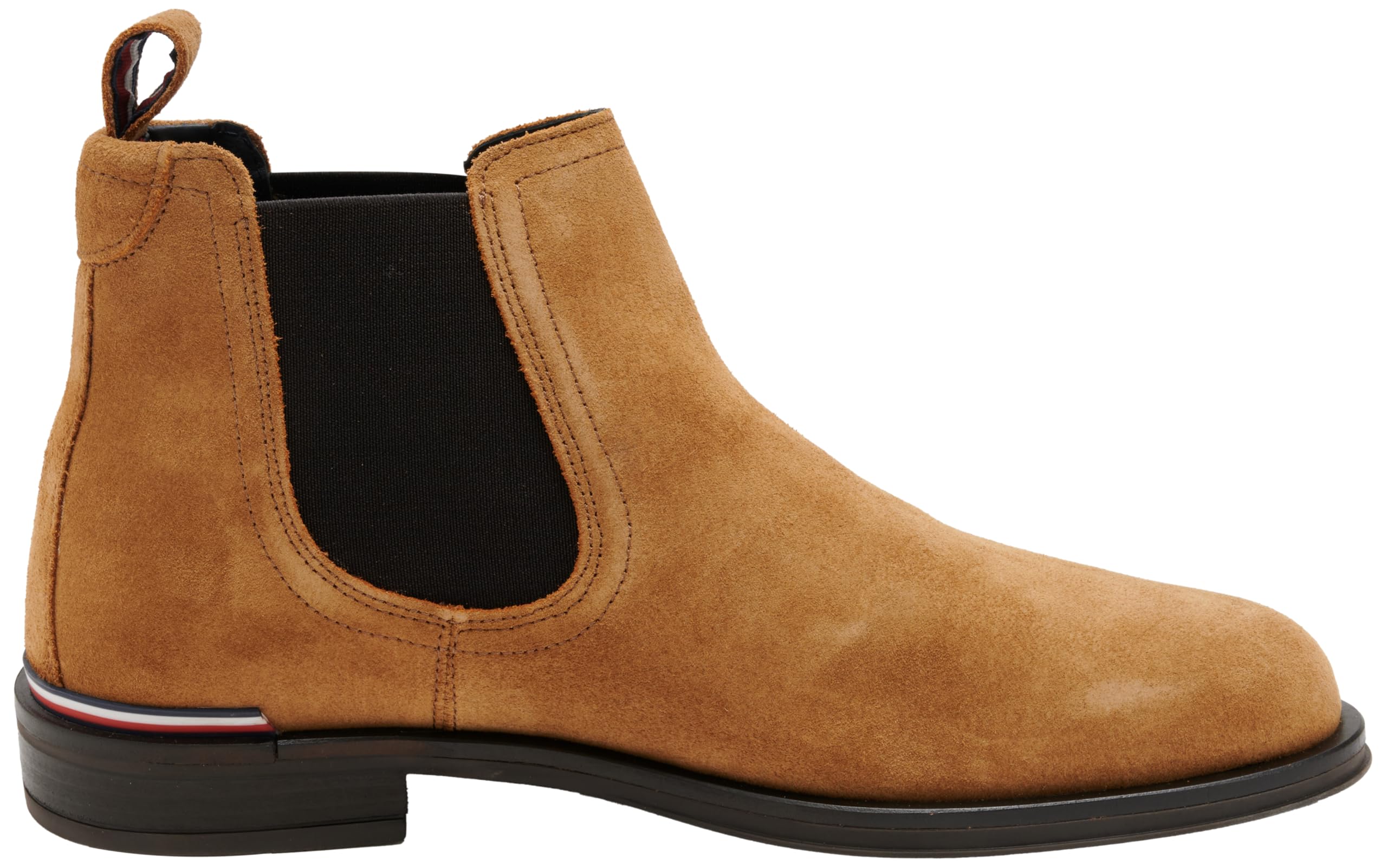 Tommy Hilfiger Hombre Botas de Caña Baja Core Suede Chelsea de Ante