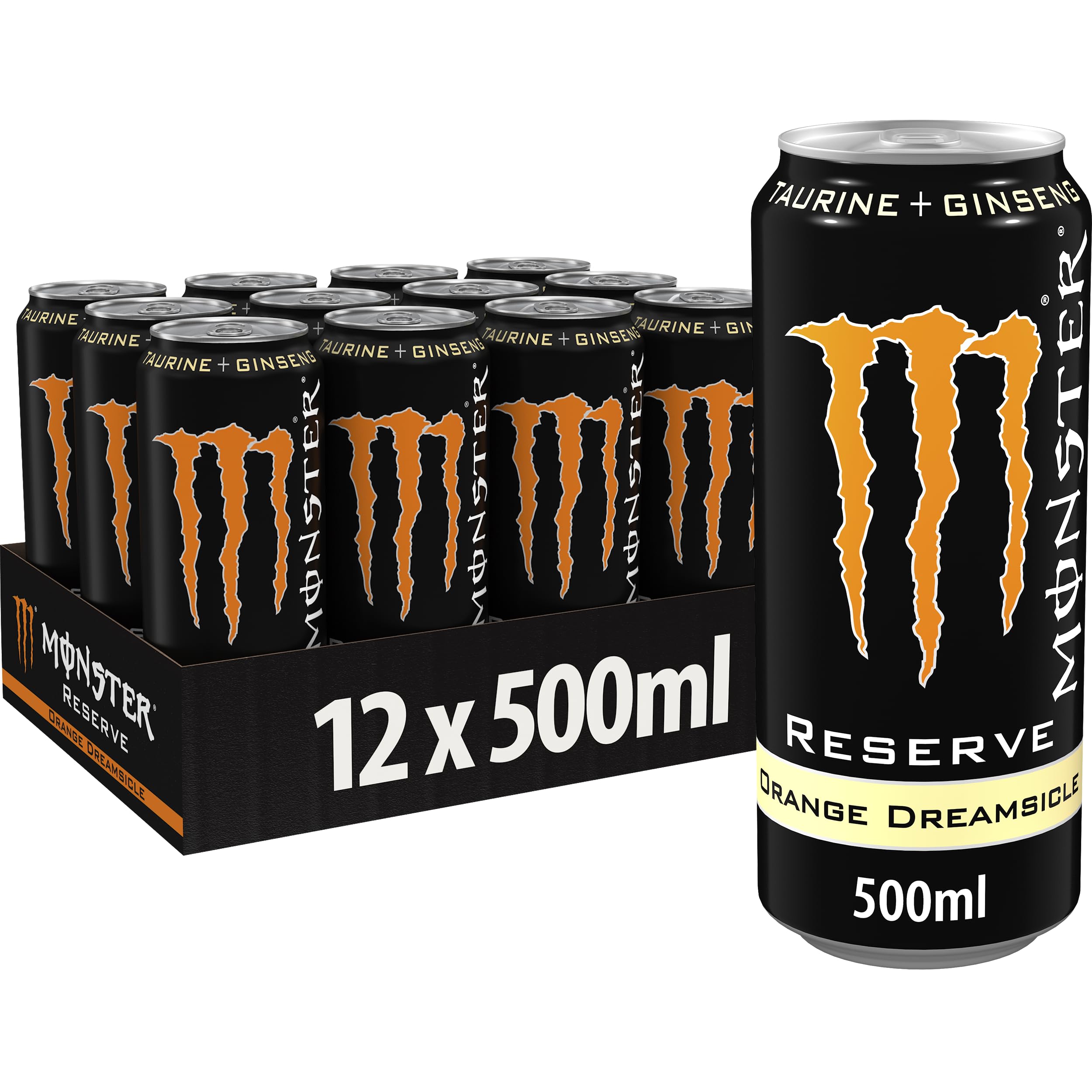 MonsterCan Orange 500 ml (Pack of 12)