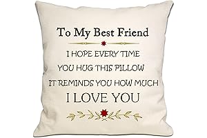 To My Best Friend Throw Pillow Cover Cushion Case - A True...