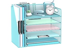 SUPEASY Blue Desk Organizer