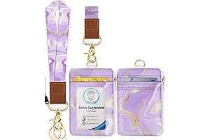 Wristlet Keychain Purple Lanyard for Keys
