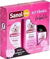 Sanol Dog, Kit de Banho Labelle para cães - Shampoo/Colônia/Ganhe 1 Condicionador