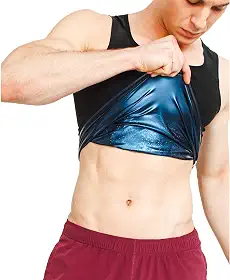 Regata masculina premium emagrecedora para treino sauna