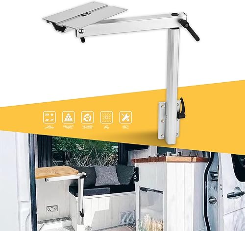 Miniatura 2 de EzeXpreze - Patas de mesa ajustables extraíbles para sofá, caravana, vehículo recreativo, barco, cámper, furgoneta, accesorios para remolque de viaje