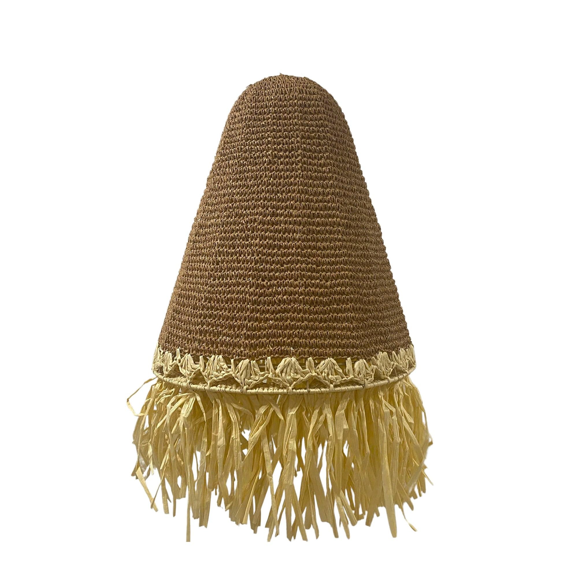 PALOMA INDOOR - Paralume naturale in erbe marine, stile bohémien