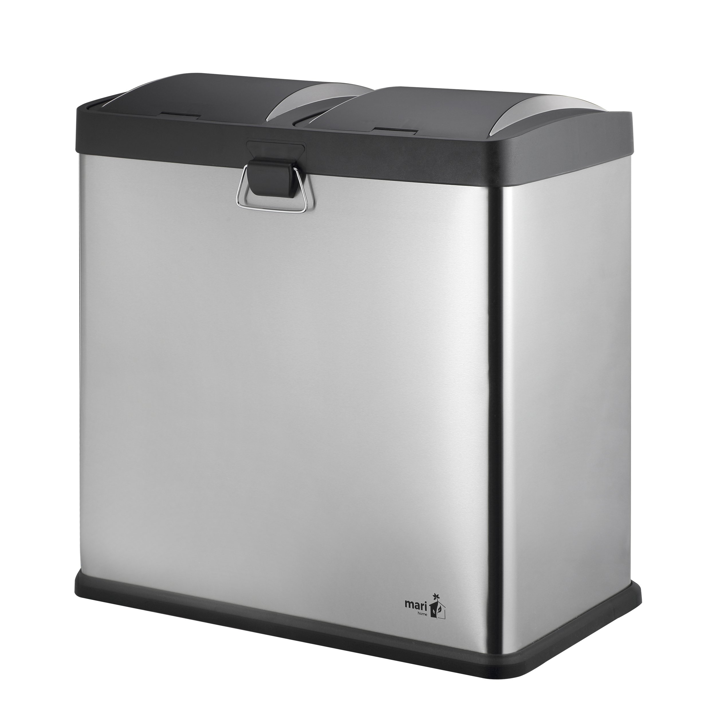 Buy Mari Home Dual Recycling Bin 48L Fingerprint Proof Stainless