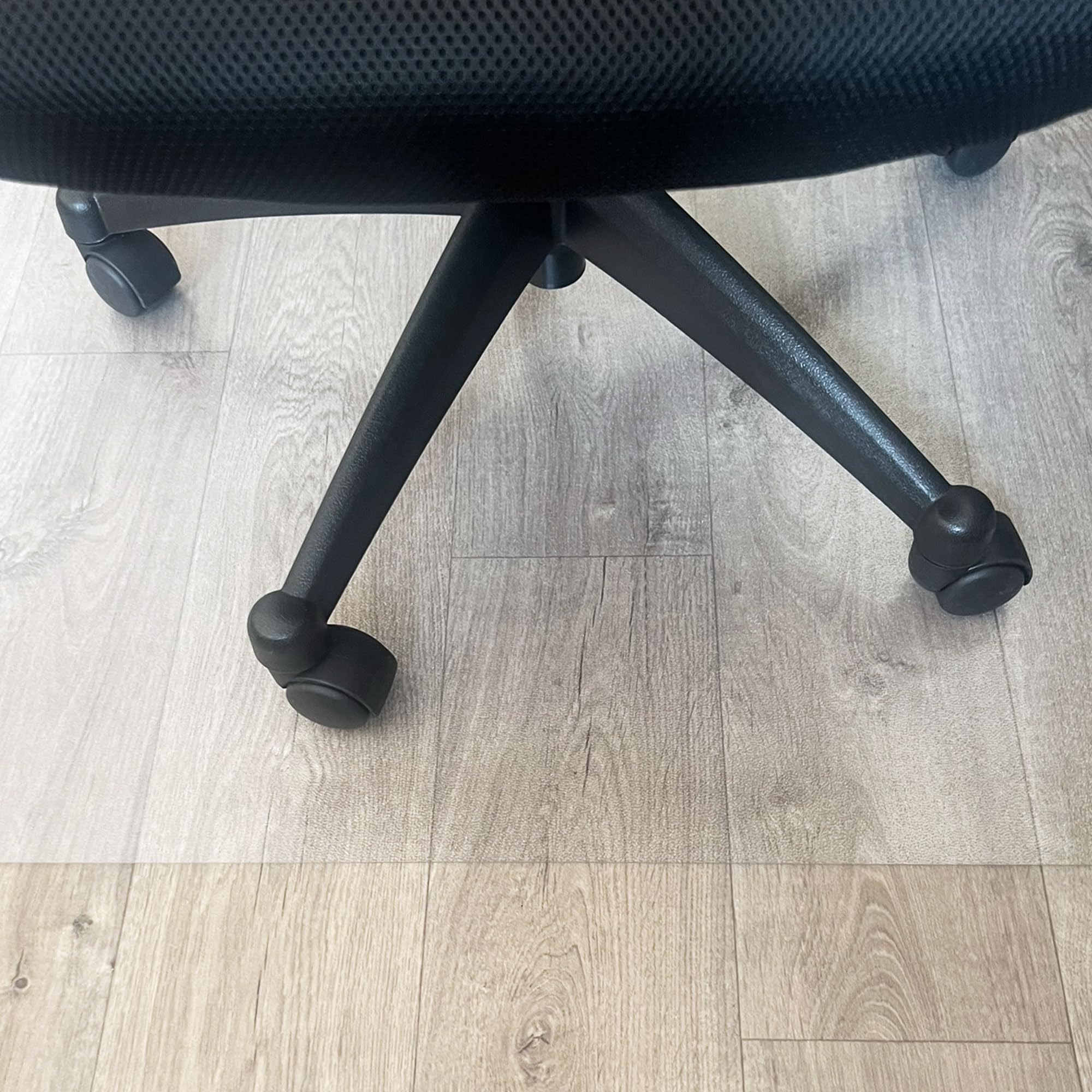 Marvelux Große Umweltfreundliche Bodenschutzmatte für Hartböden 116 x 150cm, Eco-Friendly Rechteckige Bürostuhlmatte aus Enhanced Polymer, Transparente Schreibtischstuhlunterlage für unter Bürostühle