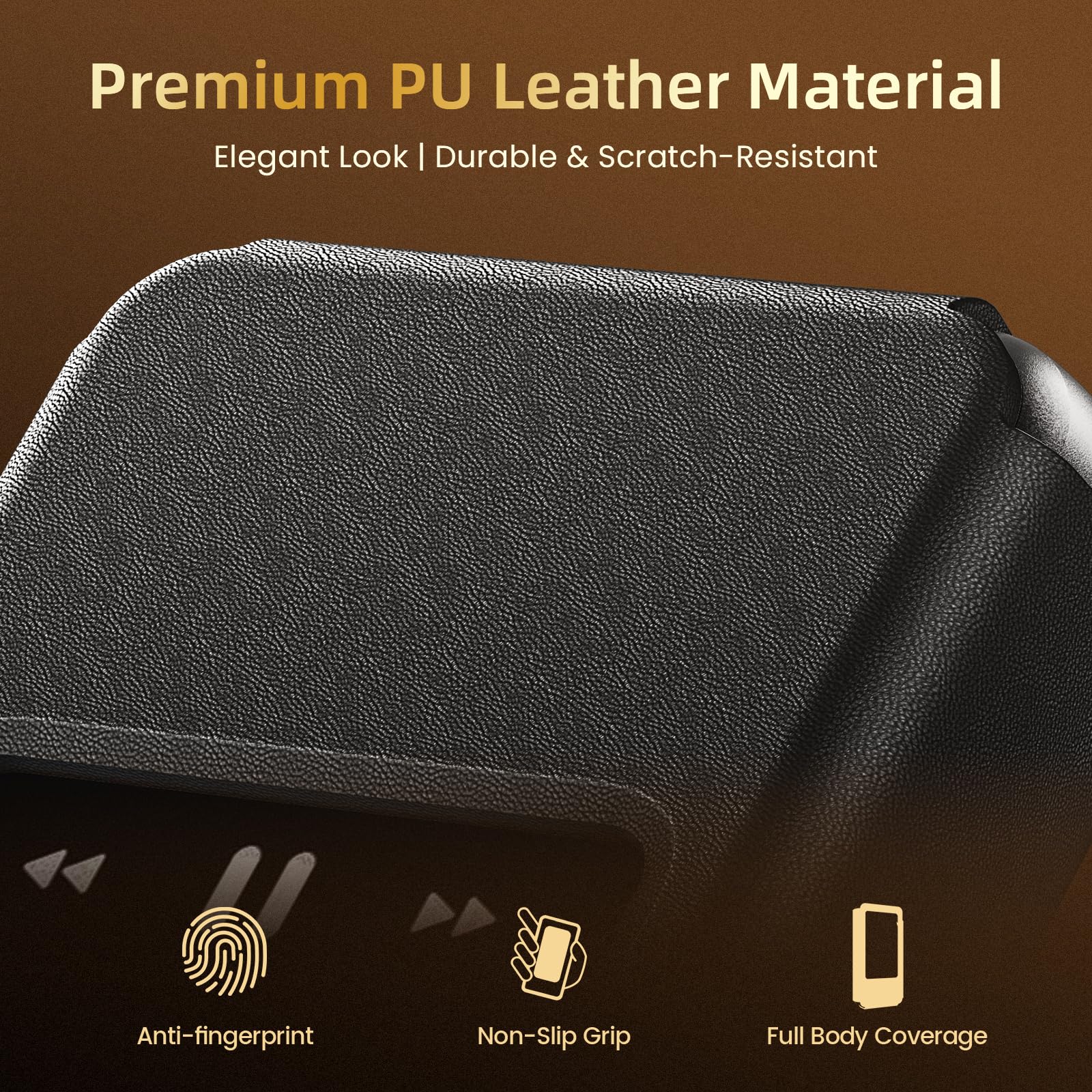 Étui de protection en cuir synthétique pour lecteur de musique Hi-Fi portable H20 Pro, résistant aux chocs et durable, noir