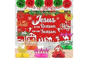 Jesus Christmas Decorations Jesus Is the Reason for the Season Banner