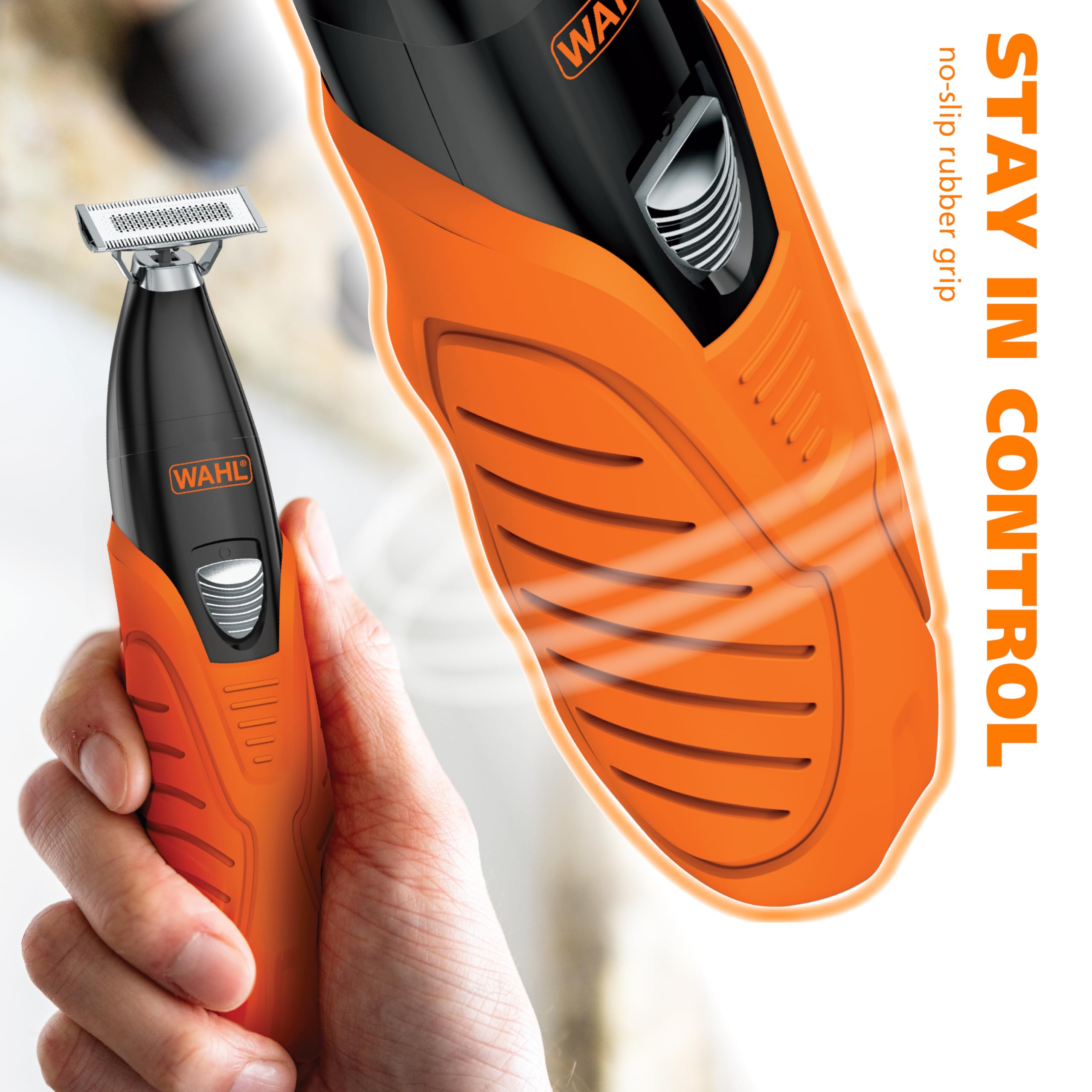 Wahl TrimNinja 2 in 1 Hybrid Electric Shaver & Ear Nose Trimmer for Men