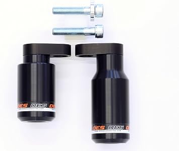 OES Accessories Brand Frame Sliders Compatible with Yamaha FZ6R 2009-2017 No Cut Orange