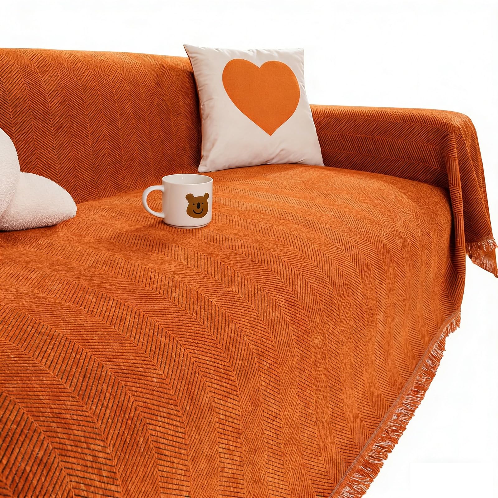 Housse de canapé anti-poussière 180 x 380 cm pour rénover et protéger un grand divan