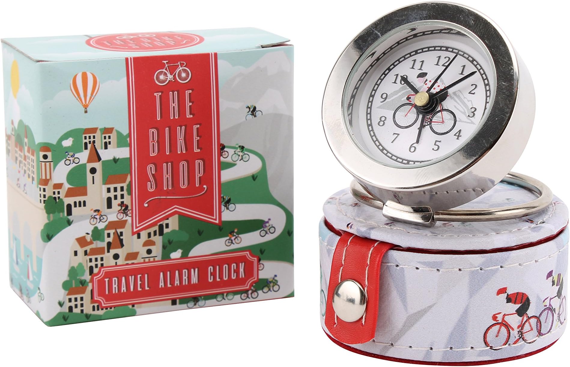Bike Shop Travel Alarm Clock