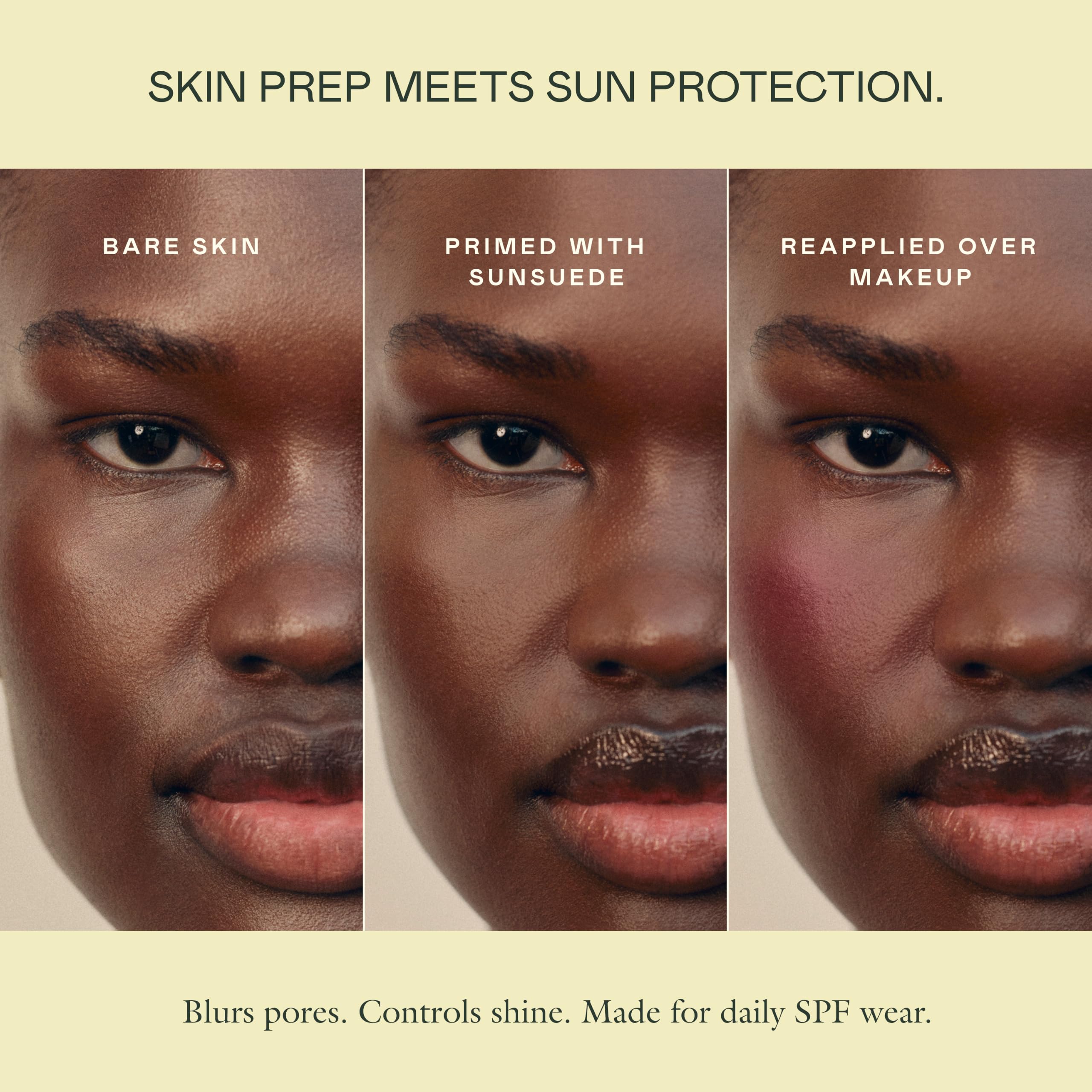 EADEM Korean Face Sunscreen Stick, SPF 50+ Blurring Primer, No White Cast