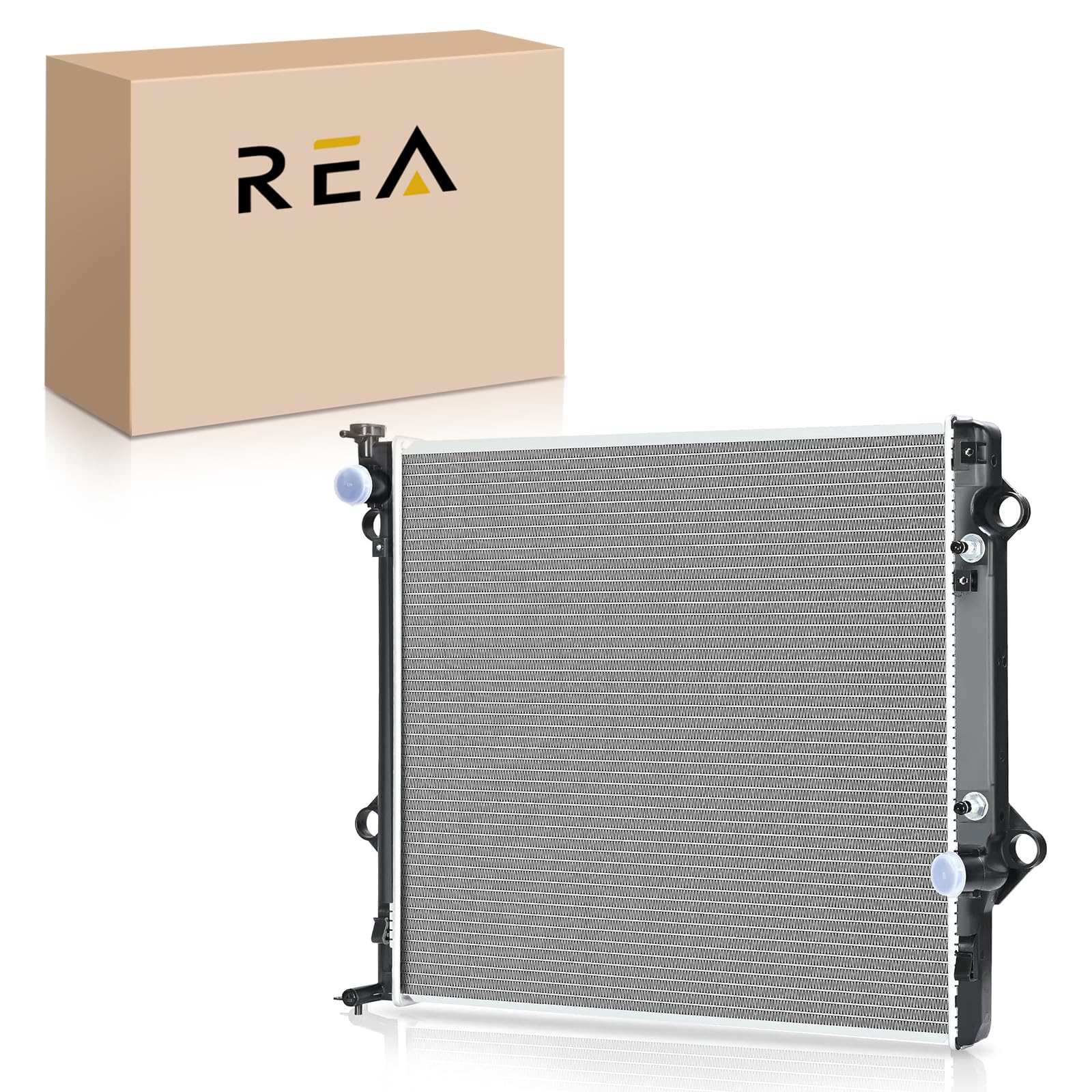 Radiator Assembly Aluminum Core Cross Flow Compatible with 2003-2009 Toyota 4Runner V8 4.7L 2003-2009 Lexus GX470 V8 4.7L - Replace# 19010PNF003 19010PRA003 TO3010275 CU2581