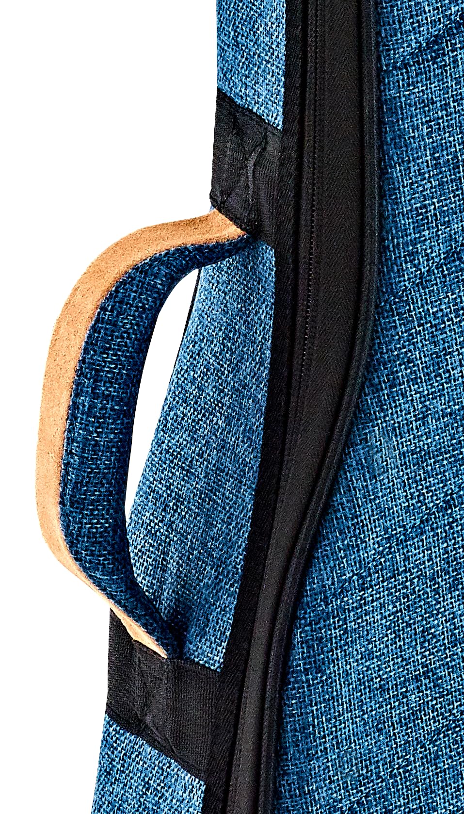 Ortega Guitars Ukulele Soft Case - Tasche für Tenor Ukulele - Höhe 67,5 cm - Breite 23 cm - Baumwolle / Leinen, Blau (OSOCAUK-TE-OC)