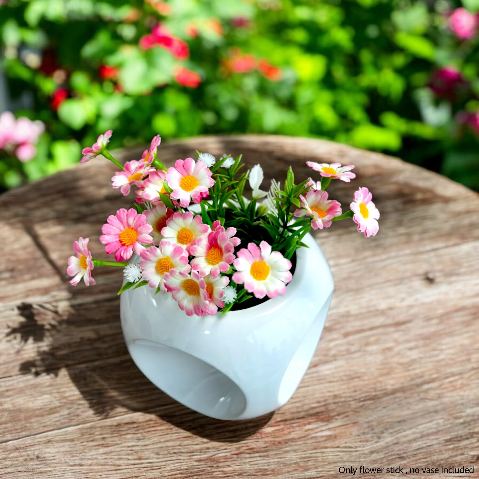 Art Street Artificial Flower Bunch Daisy Fake Flower Vintage Realistic Flowers for Home, Bedroom, Living Room & Office Decoration (Without Vase Pot) (B0C2NDHVPF) Amazon Price History, Amazon Price Tracker