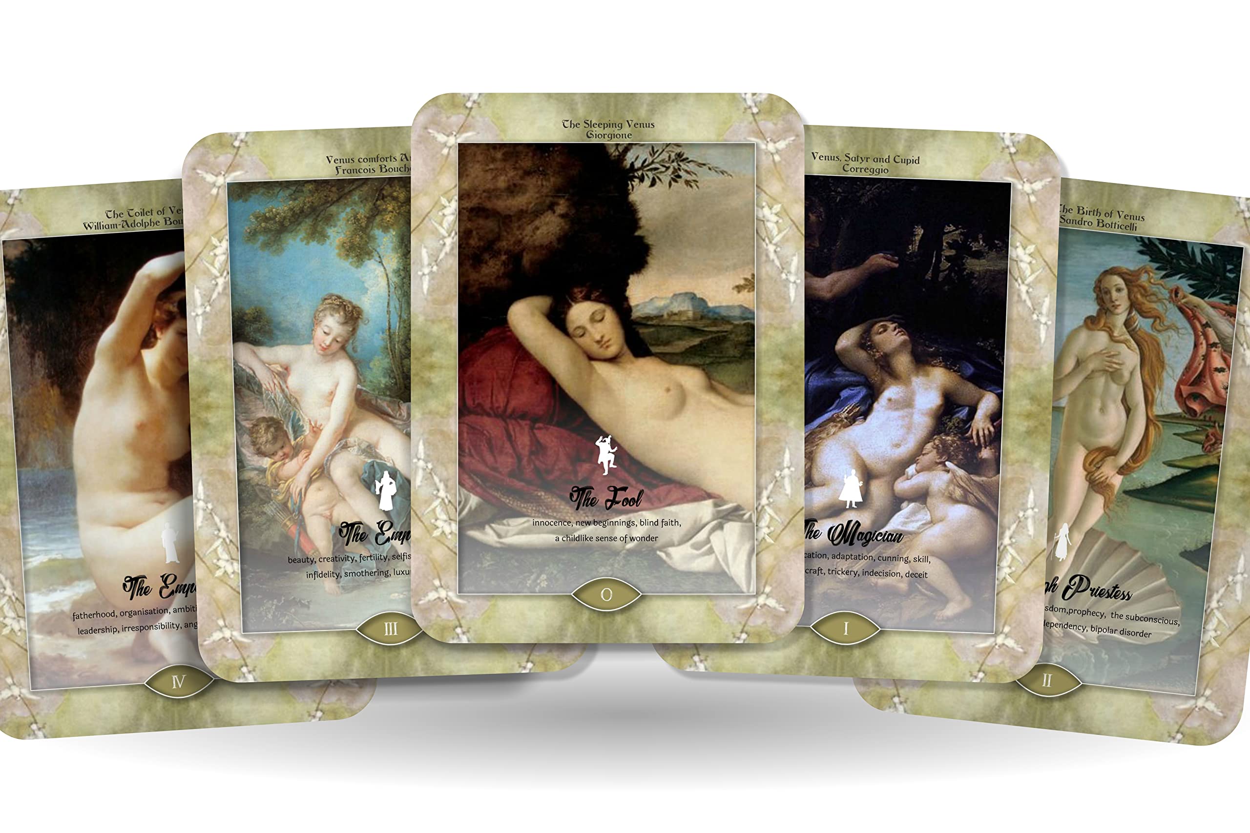 Ibiza Tarot The Kiss of Venus Tarot Cards | Fortune Telling Tarot Cards Deck for Beginners | Authentic Tarot Experience - Set of 78 Cards