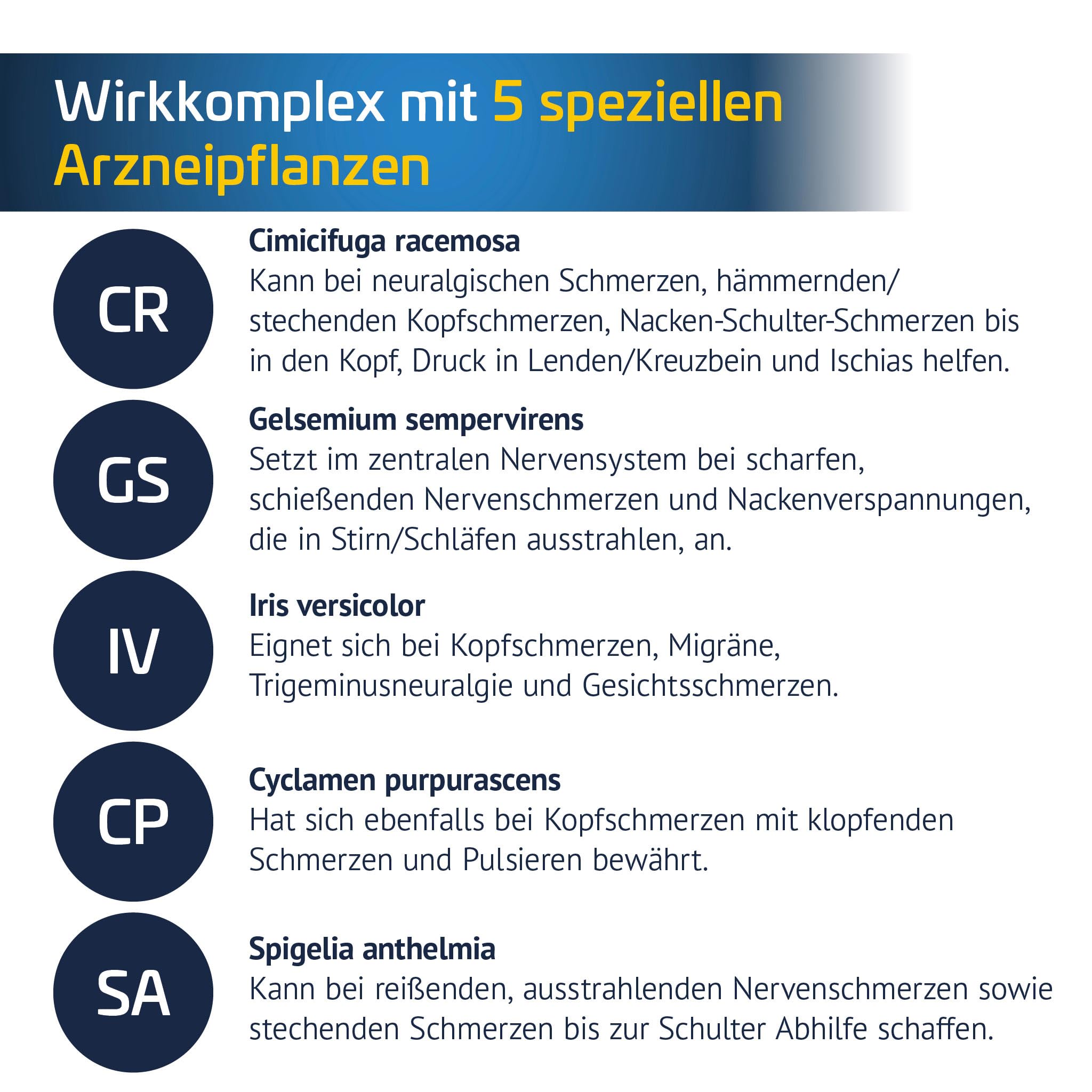 Restaxil® Tabletten [60 Stück] – Natürliches Arzneimittel bei Nervenschmerzen wie Neuralgien, Migräne & Ischias – lindert stechende, ausstrahlende Schmerzen – gut verträglich & rezeptfrei